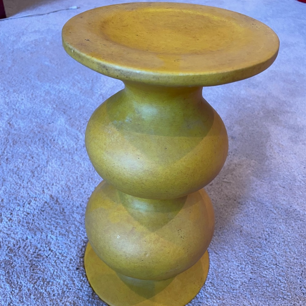 Marigold decorative candle tower.